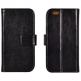Kabura Book Case - Естествена италианска кожа, Хоризонтален кожен калъф за Samsung Galaxy S6 Edge (черен) thumbnail