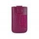Bugatti SlimCase Croco Leather Case ML - кожен калъф за iPhone 5 (розов) thumbnail