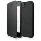 Elago S5 Leather Flip Case - калъф от естествена кожа + HD покритие за iPhone 5 (черен) thumbnail