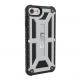 Urban Armor Gear Monarch Platinum - удароустойчив хибриден кейс за iPhone SE 2020, iPhone 7, iPhone 8 (сребрист-черен) thumbnail