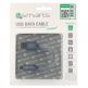 4smarts GleamCord Micro-USB Data Cable - качествен microUSB кабел за мобилни устройства (15см) (сребрист) thumbnail 3