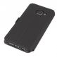Wallet Flip Case - кожен калъф, тип портфейл и поставка за Samsung Galaxy A3 (2016) (черен) thumbnail 3