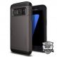 Spigen Slim Armor Case CS - хибриден кейс с отделение за кр. карти и най-висока степен на защита за Samsung Galaxy S7 (сив) thumbnail