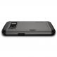 Spigen Slim Armor Case CS - хибриден кейс с отделение за кр. карти и най-висока степен на защита за Samsung Galaxy S7 (сив) thumbnail 6