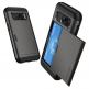 Spigen Slim Armor Case CS - хибриден кейс с отделение за кр. карти и най-висока степен на защита за Samsung Galaxy S7 (сив) thumbnail 14
