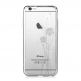 Comma Crystal Ballet Case - поликарбонатов кейс за iPhone 6, iPhone 6S (с кристали Сваровски) (сребрист) thumbnail 2