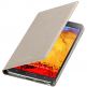 Samsung Flip Wallet Cover EF-WN900BUEGWW - оригинален кожен калъф за Samsung Galaxy Note 3 N9005 (бежав) thumbnail