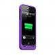 Mophie Juice Pack Helium - качествен кейс с вградена батерия 1500 mAh за iPhone 5S, iPhone 5, iPhone SE (лилав) thumbnail 2