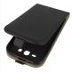 Leather Pocket Flip Case - вертикален кожен калъф с джоб за Samsung Galaxy Core Prime (G360) (черен) thumbnail