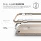 Elago Dualistic Case - хибриден кейс (поликарбонат + TPU) и HD покритие за iPhone SE 2020, iPhone 7, iPhone 8 (златист) thumbnail 4