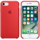 Apple Silicone Case - оригинален силиконов кейс за iPhone SE 2020, iPhone 7, iPhone 8 (червен) thumbnail 5