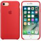 Apple Silicone Case - оригинален силиконов кейс за iPhone SE 2020, iPhone 7, iPhone 8 (червен) thumbnail 6