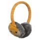 KitSound On-Ear Fox Audio Earmuffs - ушанки с вградени слушалки с 3.5 мм аудио жак и микрофон за мобилни устройства thumbnail
