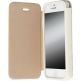 Krusell Malmo Flip cover - кожен калъф, тип портфейл за iPhone 5, iPhone 5S и iPhone 5C (бял) thumbnail