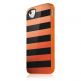 Itskins Killer Chic Chic BKOR Case - термополиуретанов калъф за iPhone 5S, iPhone 5 (черен-оранжев) thumbnail
