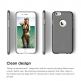 Elago S6P Slim Fit Case + HD Clear Film - качествен кейс и HD покритие за iPhone 6/6S Plus (сив) thumbnail 3