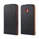 Leather Flip Case - вертикален кожен калъф за Nokia Lumia 1320 (черен) thumbnail