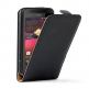 Leather Flip Case - вертикален кожен калъф за HTC Desire 200 (черен) thumbnail