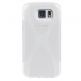 X-Line Cover Case - силиконов (TPU) калъф за Samsung Galaxy S6 (прозрачен) thumbnail