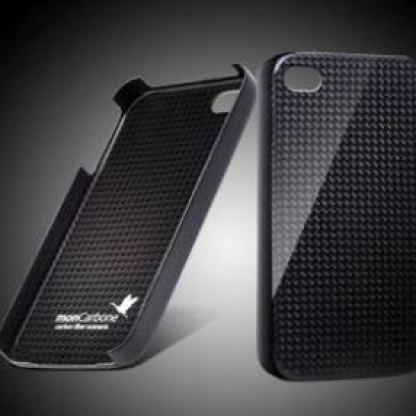 MonCarbone Midnight Black - карбонов кейс за iPhone 4/4S  2