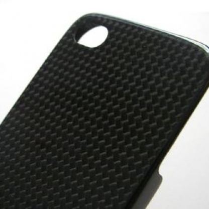 MonCarbone Midnight Black - карбонов кейс за iPhone 4/4S  4