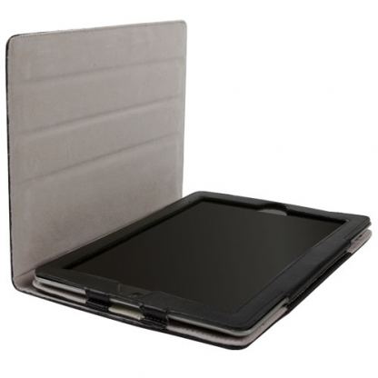 Krusell Avenyn Case - кожен калъф и стойка за iPad 2/3 (черен)  4