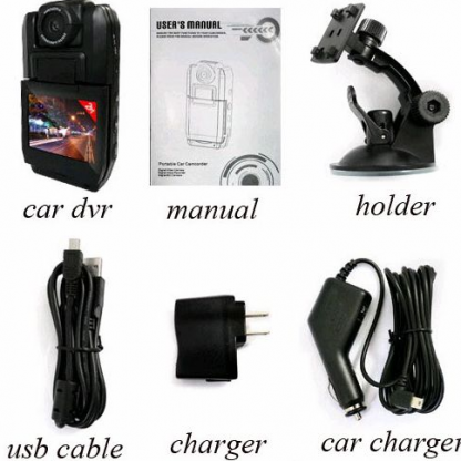 HD камера за автомобил с два диода за нощни снимки, функция анти-вибрация, 1280х960 резолюция 2