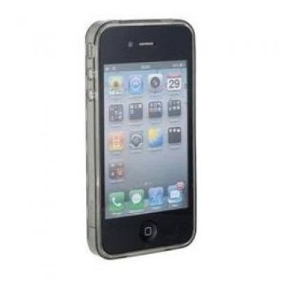 Circle Silicone Case - силконов кейс за iPhone 4 (черен)  4
