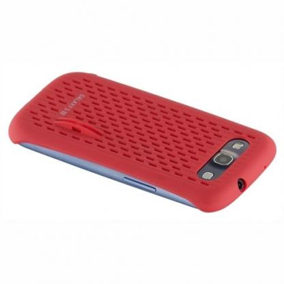 Samsung Cool Vent - поликарбонатов кейс за Samsung Galaxy S3 i9300 (червен)  5