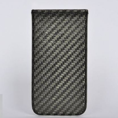 CarbonTouch Premium Case - карбонов калъф с лента за издърпване за iPhone 4S, iPhone 4  4