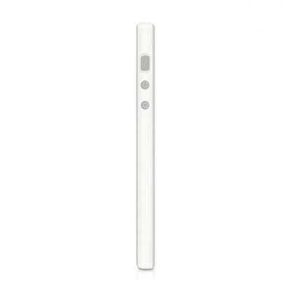 Macally Frame - силиконов бъмпер за iPhone 5 (бял) 3