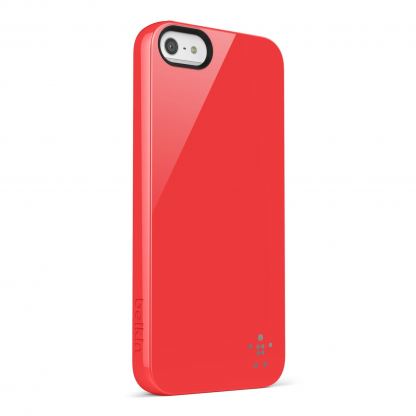 Belkin Grip - термополуретанов кейс за iPhone 5 (червен) 5