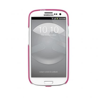 SwitchEasy Nude - поликарбонатов кейс за Samsung Galaxy S3 i9300 (розов) 3