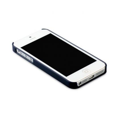 Zenus Metal Edge Case - стилен поликарбонатов кейс за iPhone 5 (тъмносин) 3