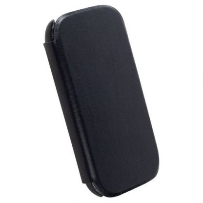 Krusell Donso FlipCover - хоризонтален кожен калъф с капак за Samsung Galaxy S3 Mini i8190 (черен) 2