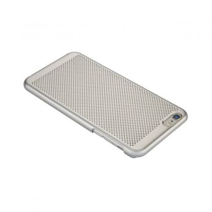 QDOS Ozone Case - тънък поликарбонатов кейс за iPhone 6S Plus, iPhone 6 Plus (сребрист) 3