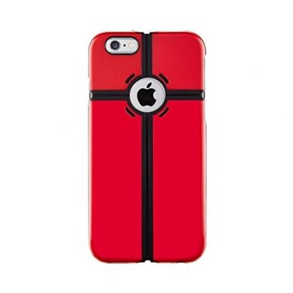 QDOS Portland Case - хибриден кейс с поставка за iPhone 6S, iPhone 6 (червен) 3