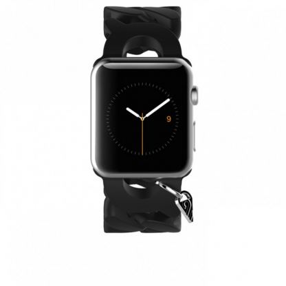 Casemate Turnlock Strap - дизайнерска еластична каишка за Apple Watch 38мм (черен) 2