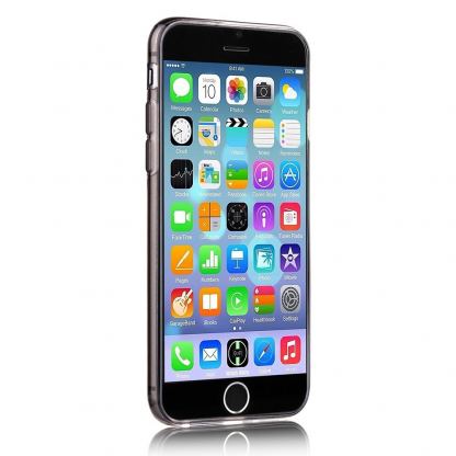 Devia Naked Case - тънък силиконов (TPU) калъф (0.5 mm) за iPhone 6, iPhone 6S (сив) 3