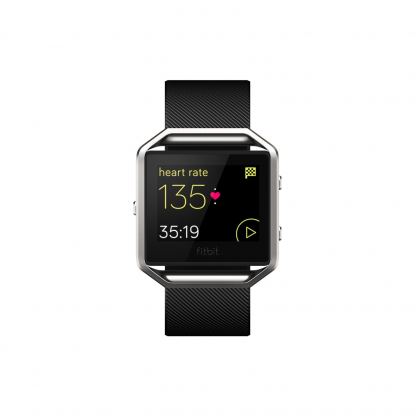 Fitbit Blaze X-Large Size - умен фитнес часовник с известия и следене на дневната и нощна активност на организма за iOS, Android и Windows Phone (черен) 2