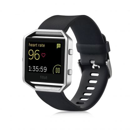 Fitbit Blaze X-Large Size - умен фитнес часовник с известия и следене на дневната и нощна активност на организма за iOS, Android и Windows Phone (черен) 3