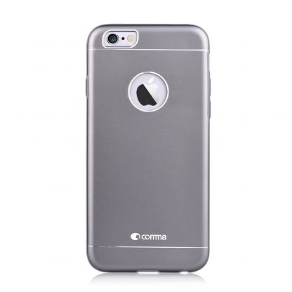 Comma Zeus Case - хибриден удароустойчив кейс за iPhone 6, iPhone 6S (тъмносив) 4