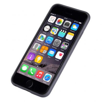 Comma Zeus Case - хибриден удароустойчив кейс за iPhone 6, iPhone 6S (тъмносив) 6