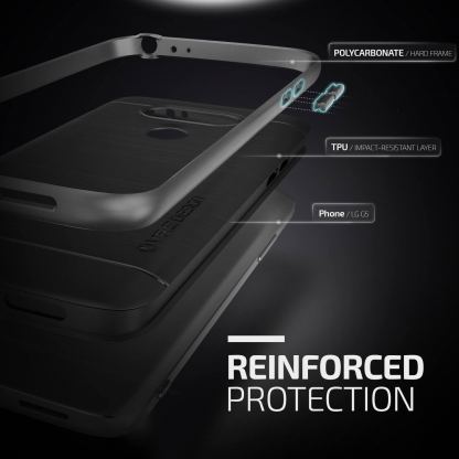 Verus High Pro Shield Case - хибриден удароустойчив кейс за LG G5 (черен) 5