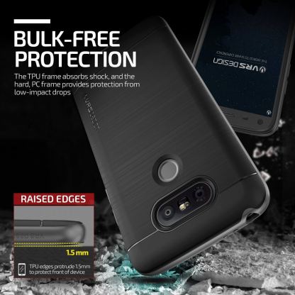 Verus High Pro Shield Case - хибриден удароустойчив кейс за LG G5 (черен) 6