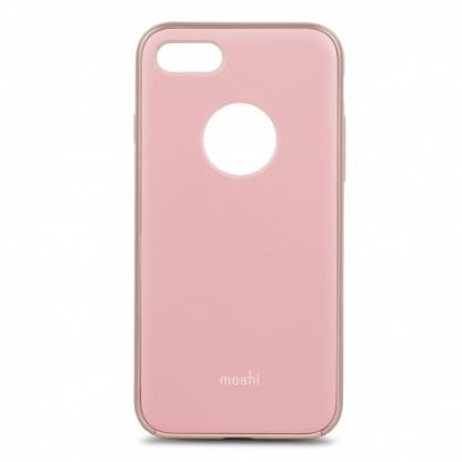 Moshi iGlaze Case - хибриден удароустойчив кейс за iPhone SE 2020, iPhone 7, iPhone 8 (розов) 4