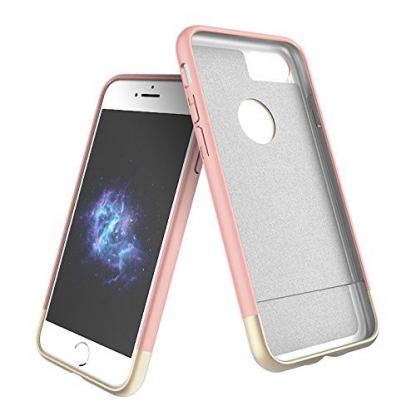 Prodigee Fit Case - поликарбонатов слайдер кейс за iPhone SE 2020, iPhone 7, iPhone 8 (розово злато) 5