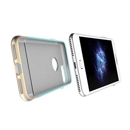 Prodigee Fit Case - поликарбонатов слайдер кейс за iPhone SE 2020, iPhone 7, iPhone 8 (син) 4