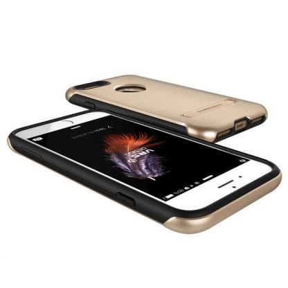 Verus Duo Guard Case - висок клас хибриден удароустойчив кейс за iPhone SE 2020, iPhone 7, iPhone 8 (златист) 5