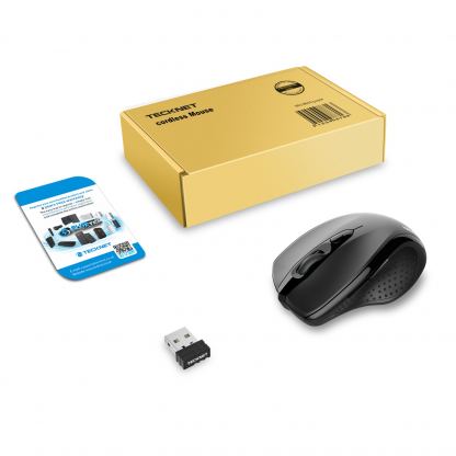 TeckNet M003 Black 2.4G Wireless Mouse - ергономична безжична мишка (за Mac и PC) 6